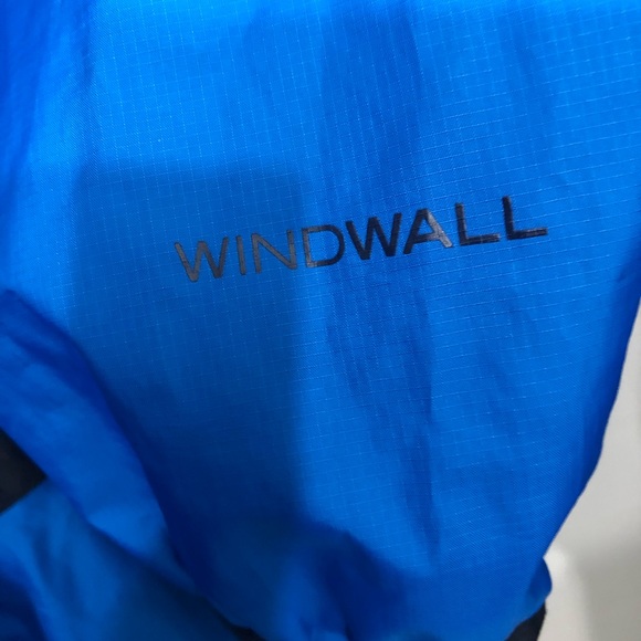 North face windbreaker windwall hiking cycling hoodie jacket - Picture 13 of 14